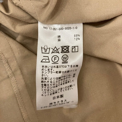 ドゥーズィエムクラス リネンブレンドブラウス