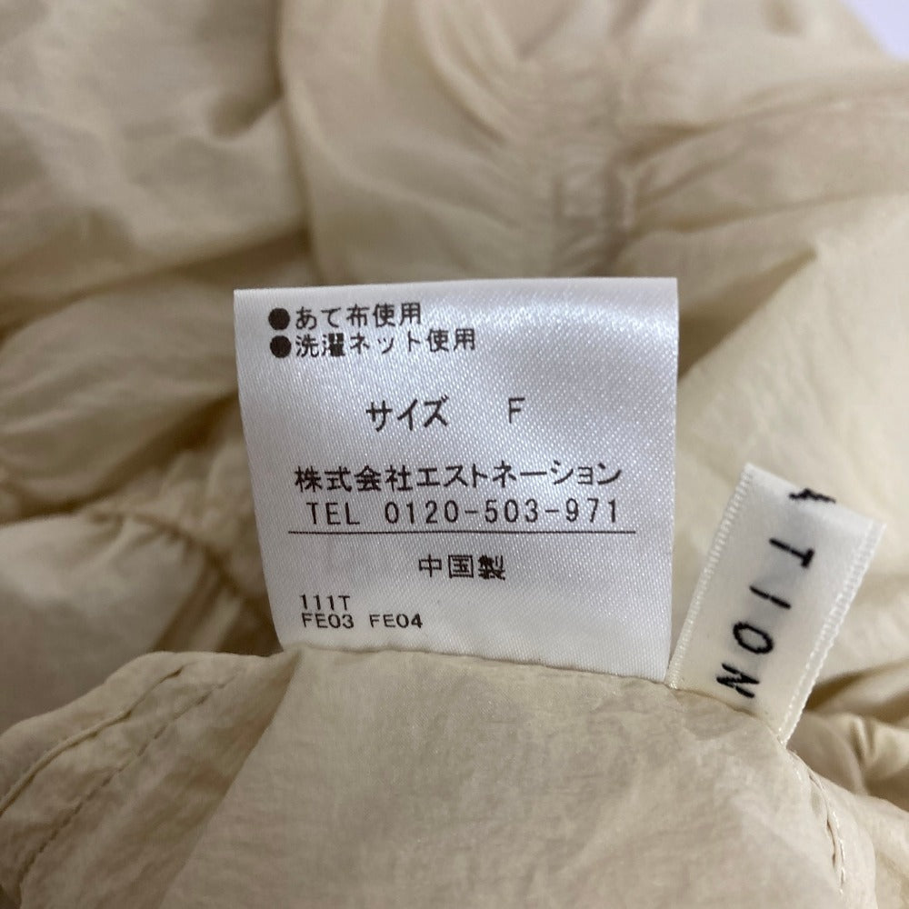 エストネーション ナイロンギャザーブルゾン