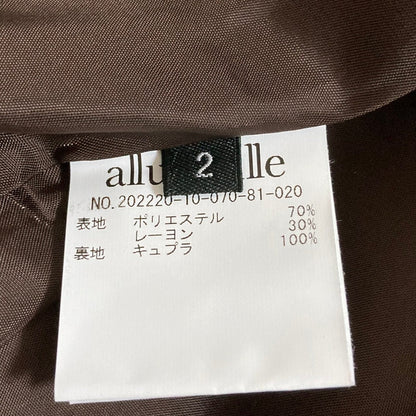 アルアバイル チェックダブルジャケット