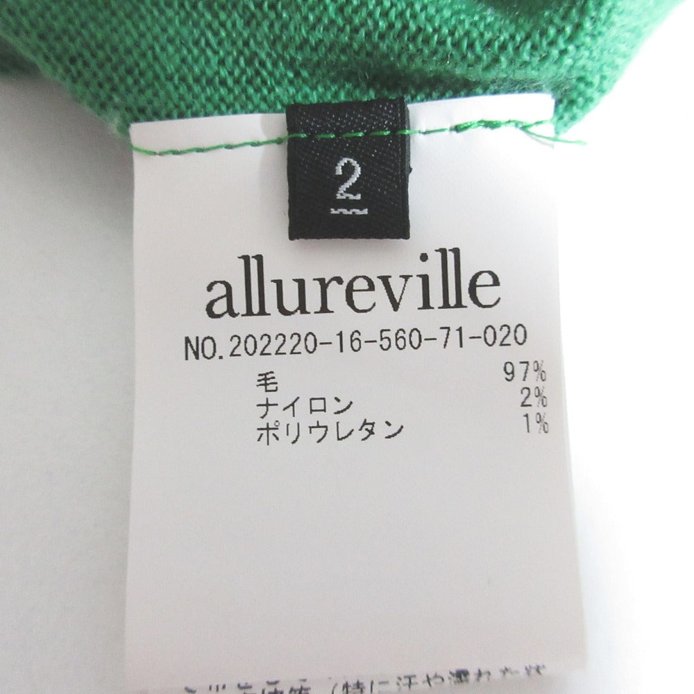 アルアバイル ウールタートルニット