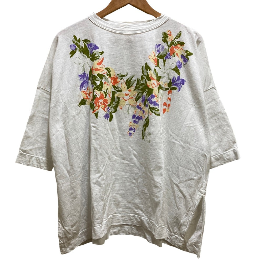 フォーティファイブアール レイレイプリントコットンTシャツ