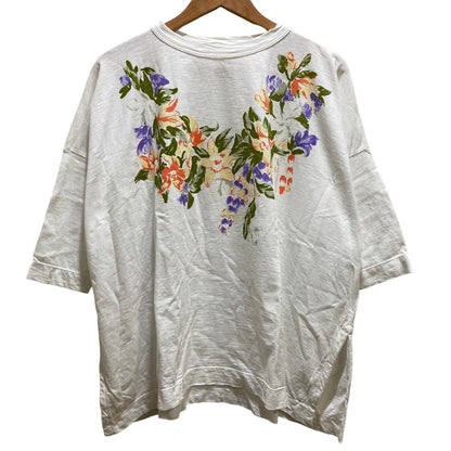 フォーティファイブアール レイレイプリントコットンTシャツ