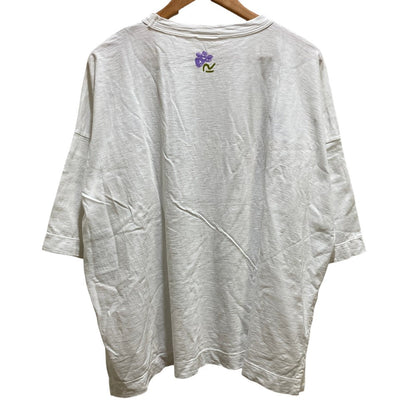 フォーティファイブアール レイレイプリントコットンTシャツ