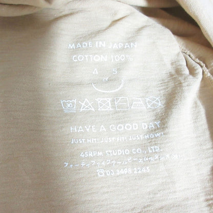 フォーティファイブアール フラワープリントオーバーサイズTシャツ