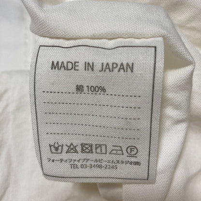 フォーティファイブアール 薄オックスの908ビッグーグーレースシャツ