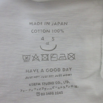 フォーティファイブアール ロングスリーブモックネックワイドカットソー