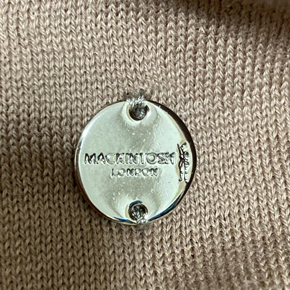 マッキントッシュロンドン ウールブレンドクルーネックカーディガン