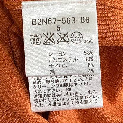 バーバリーロンドン シルクブレンドノースリーブニットトップス