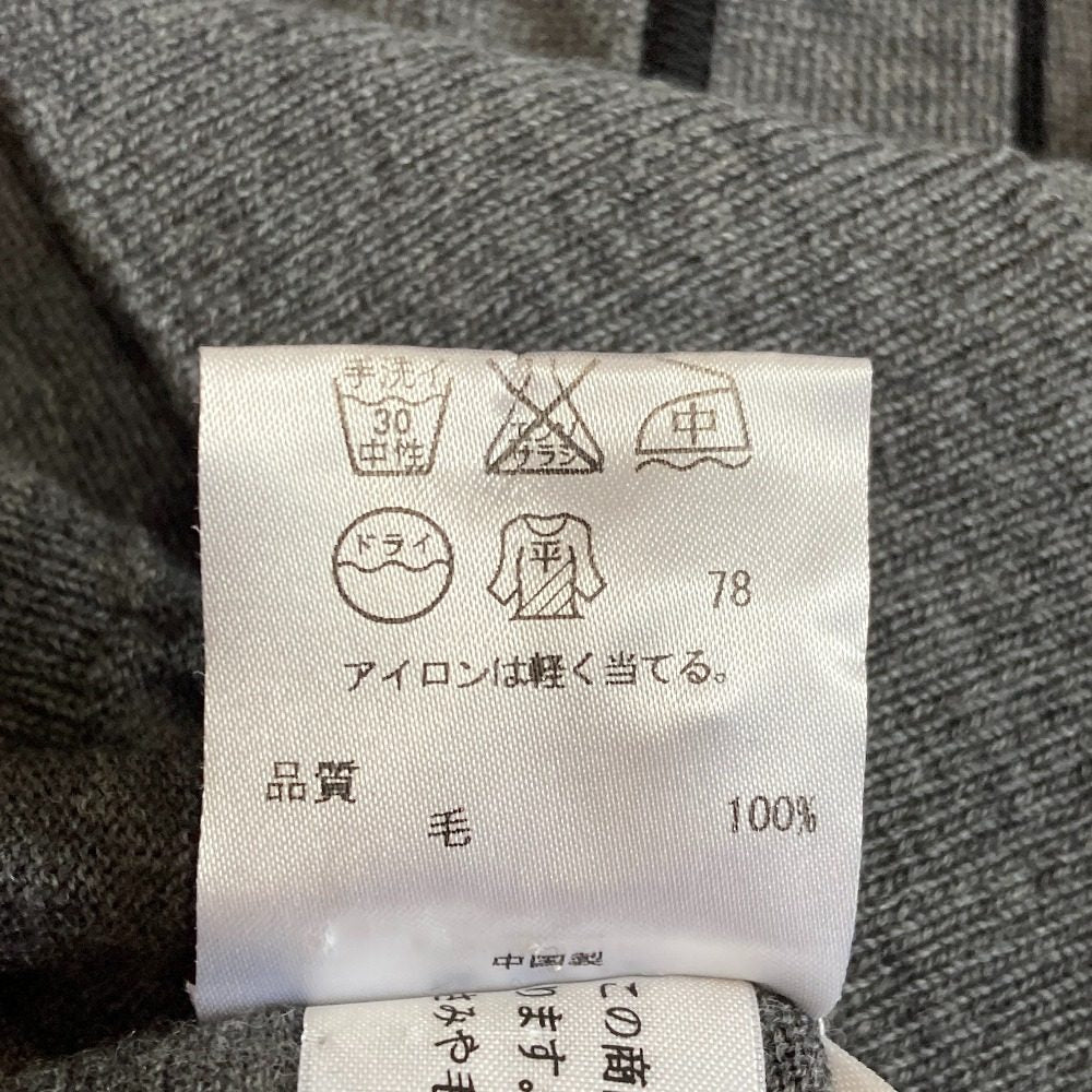 ポールスミスブラック ウールニットカーディガン