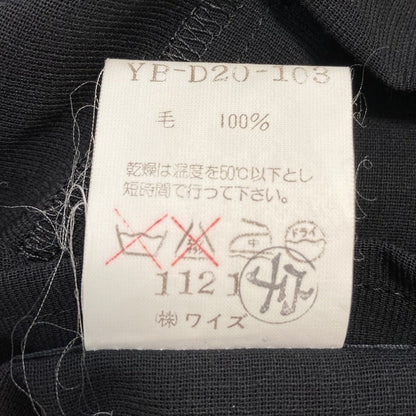 ヨウジヤマモト ウールノースリーブコート