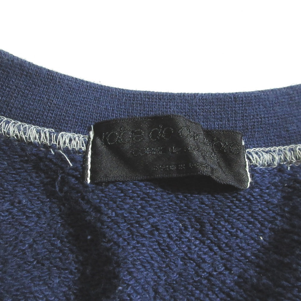 ローブドシャンブルコムデギャルソン 裏毛 クロップドスウェット