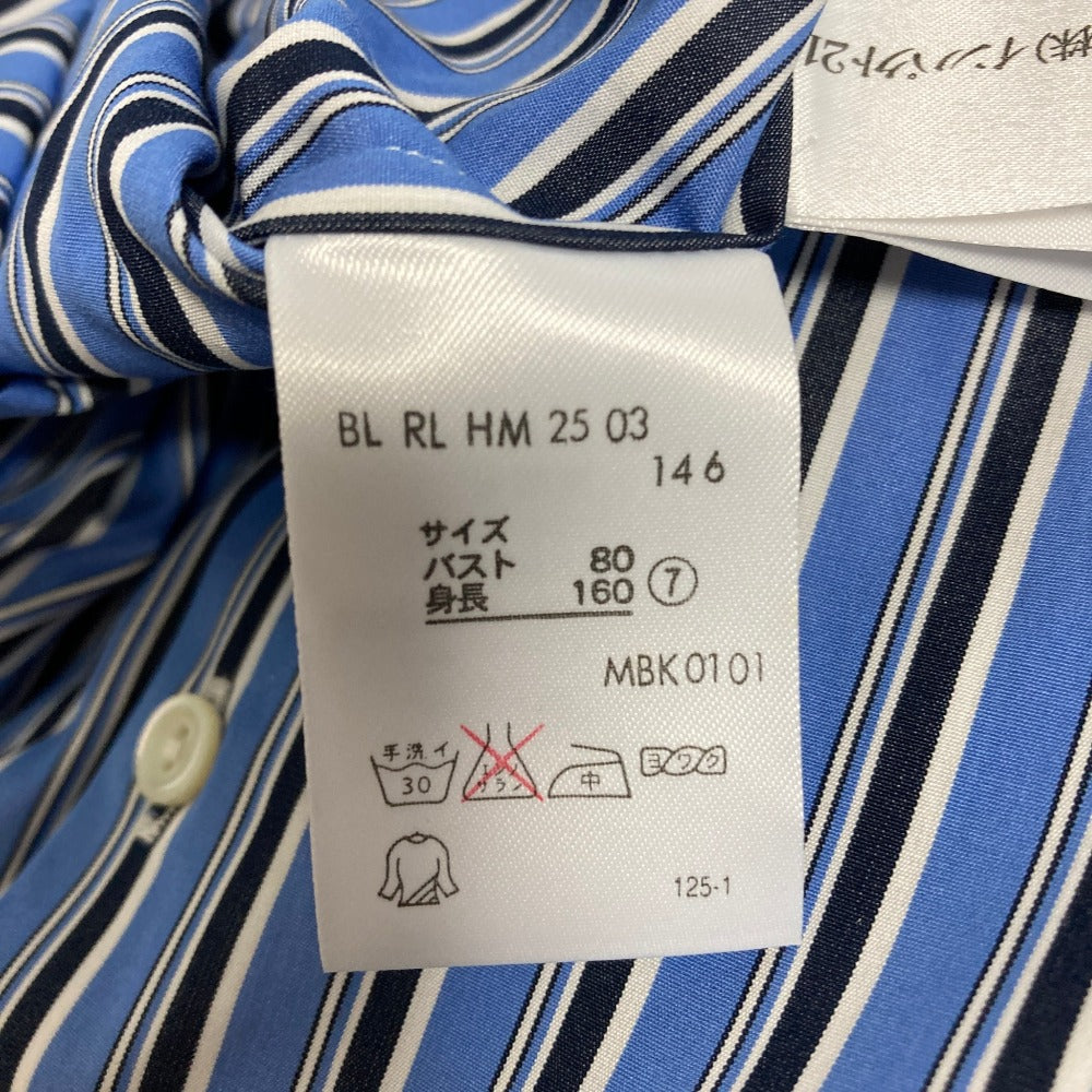ラルフローレン ストライプボウタイブラウス