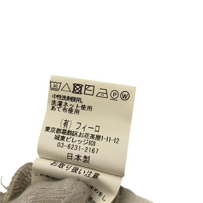 フィーロビアンコウノ カシミヤブレンドコットン長袖カットソー