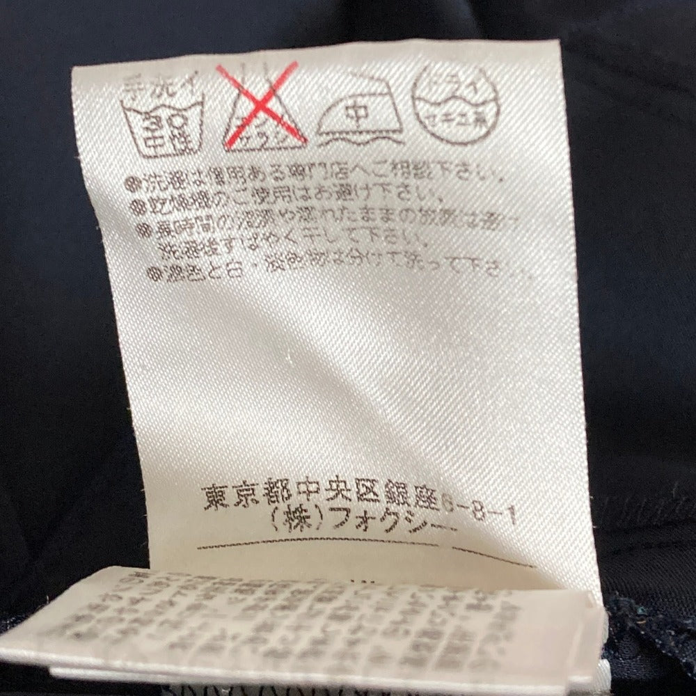 フォクシーニューヨーク リボンペプラムジャケット
