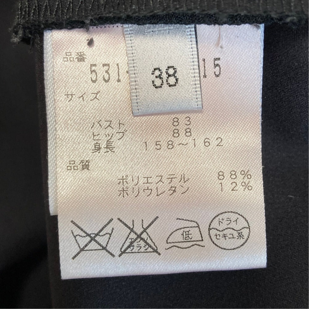 アドーア ストレッチフロントジップワンピース