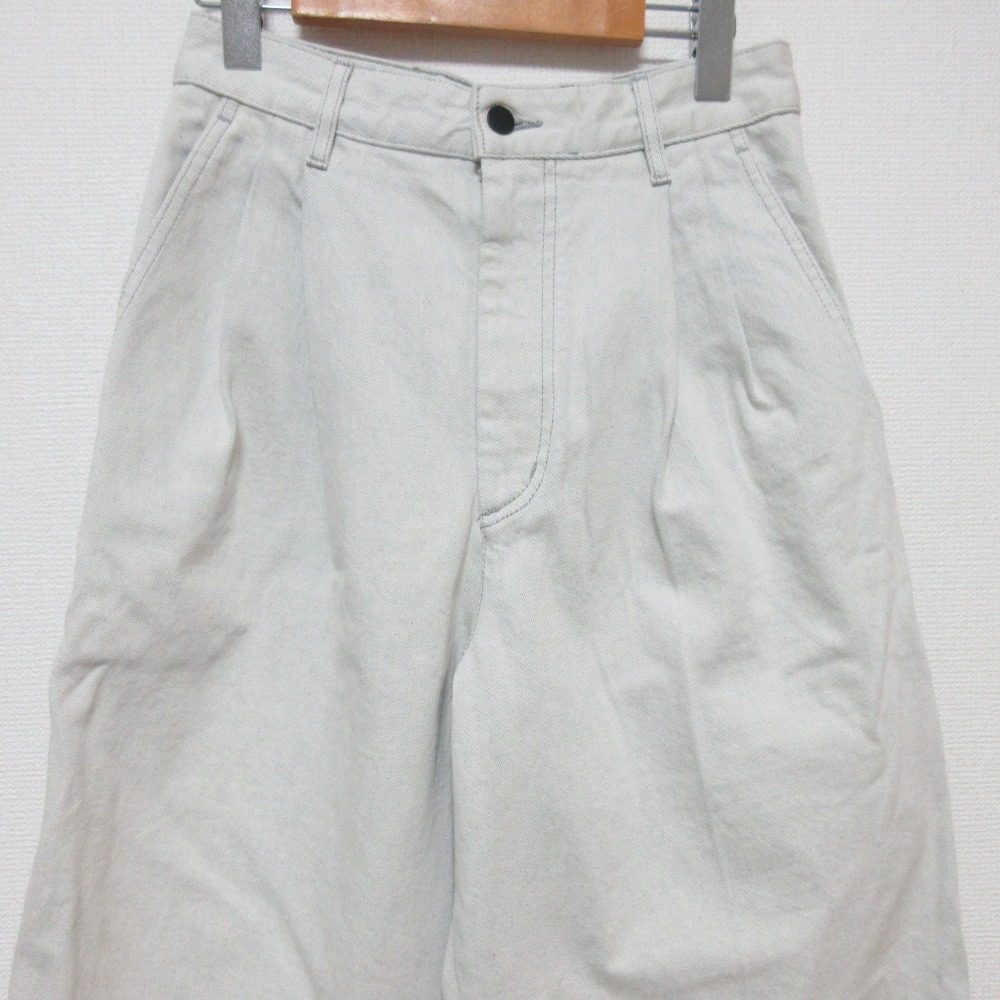 カルメイヤー DEEP POCKETデニムワイドパンツ