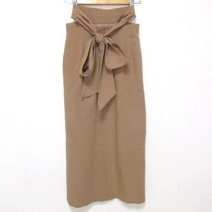 クラネ SIDE CUT RIBBON ロングスカート