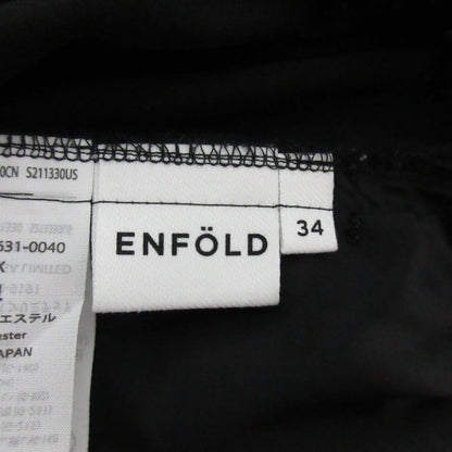 エンフォルド RELAX ELASTIC WIDE TROUSERS ジョーゼットワイドパンツ
