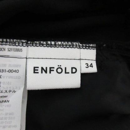 エンフォルド RELAX ELASTIC WIDE TROUSERS ジョーゼットワイドパンツ