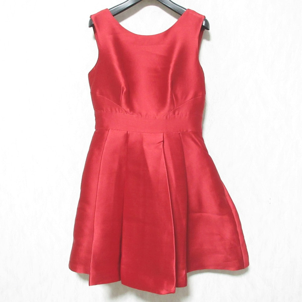 ケイトスペードニューヨーク Backless Bow Mini Dress シルクブレンドワンピース