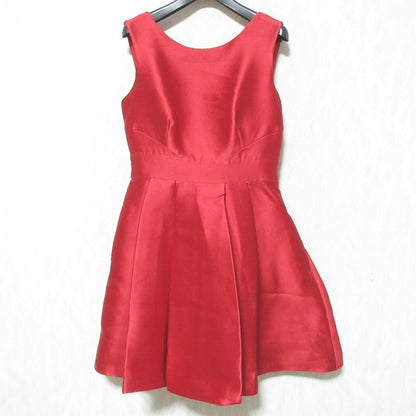 ケイトスペードニューヨーク Backless Bow Mini Dress シルクブレンドワンピース