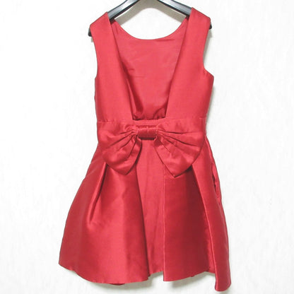 ケイトスペードニューヨーク Backless Bow Mini Dress シルクブレンドワンピース