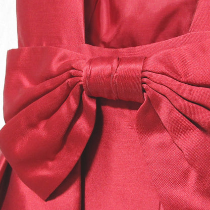 ケイトスペードニューヨーク Backless Bow Mini Dress シルクブレンドワンピース