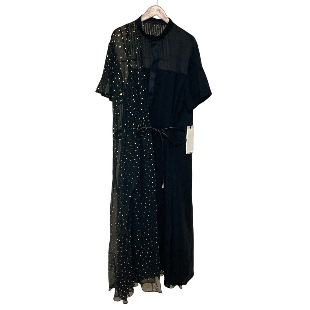 サカイ Wool Suiting Polka Dot ワンピース