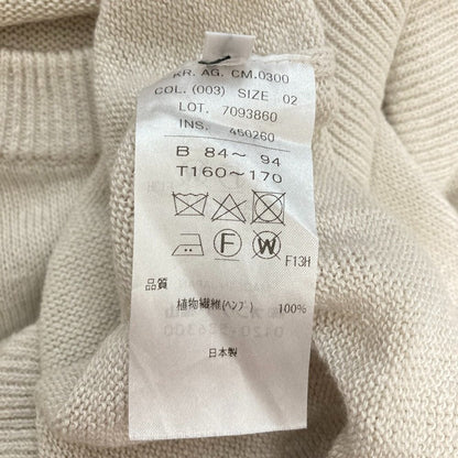 エイトン HEMP KNIT CREWNECK セーター
