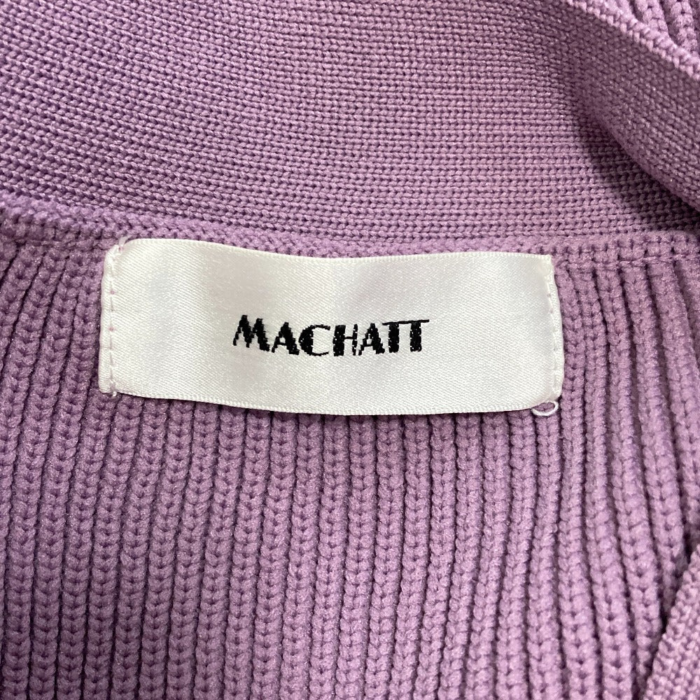 マチャット リブニットカーディガン