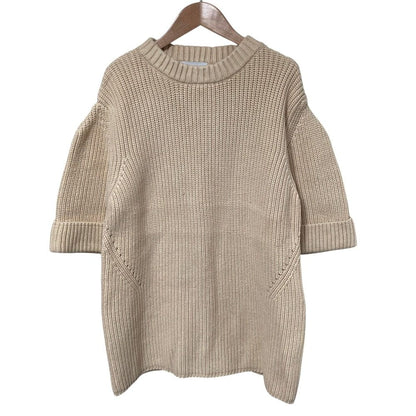 クラネ OVER HALF SLEEVE KNIT TOPS ニットトップス