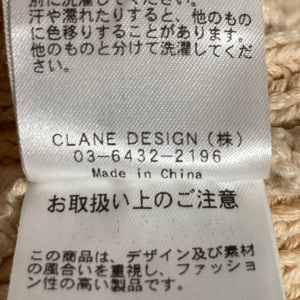 クラネ OVER HALF SLEEVE KNIT TOPS ニットトップス