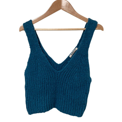 オーラリー WOOL BABY CAMEL BRUSHED YARN ニットキャミソール