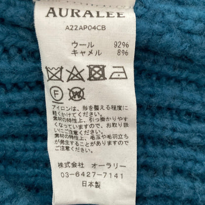 オーラリー WOOL BABY CAMEL BRUSHED YARN ニットキャミソール