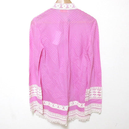 トリーバーチ RACHEL TUNIC レースコンビ コットンシャツ