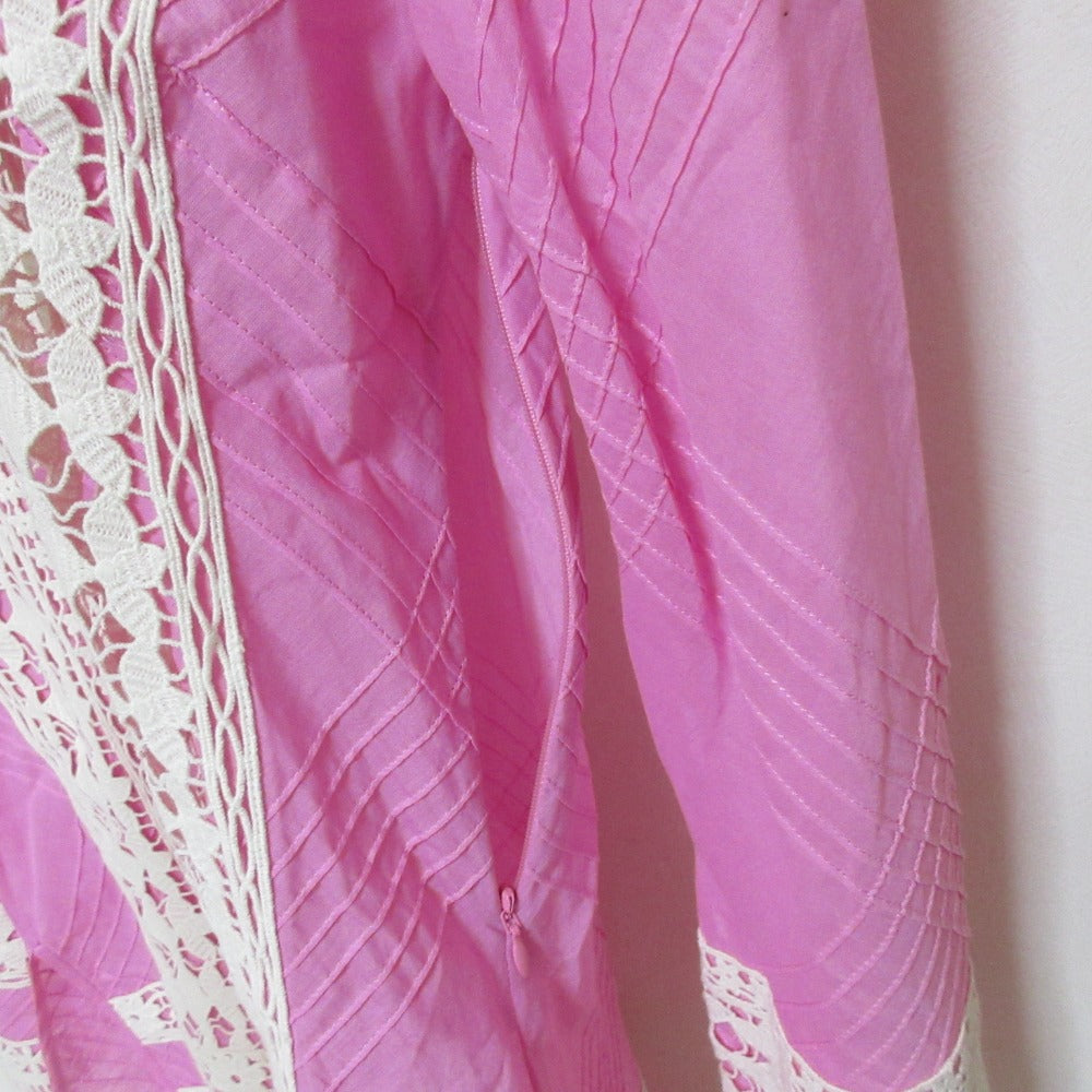 トリーバーチ RACHEL TUNIC レースコンビ コットンシャツ