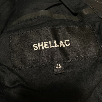 シェラック ウォッシャブルレザーライダースジャケット