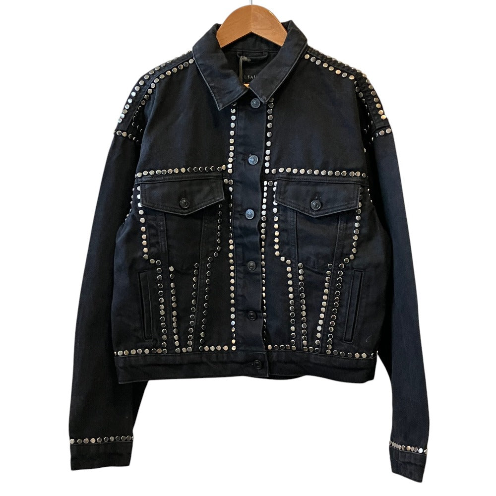 オールセインツ Bella Stud デニムジャケット