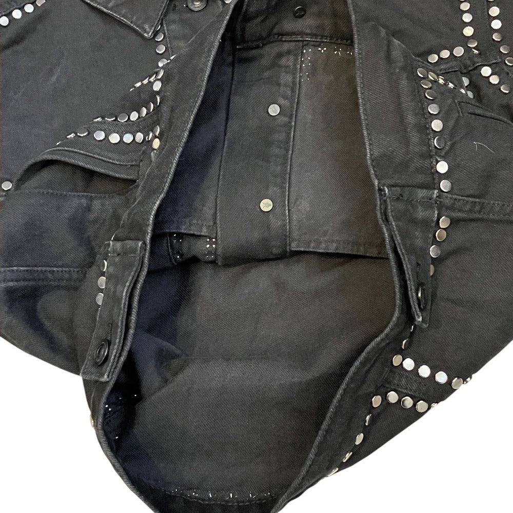 オールセインツ Bella Stud デニムジャケット