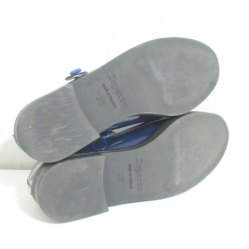 レペット CENDRILLON COLLEGE レザーフラットシューズ