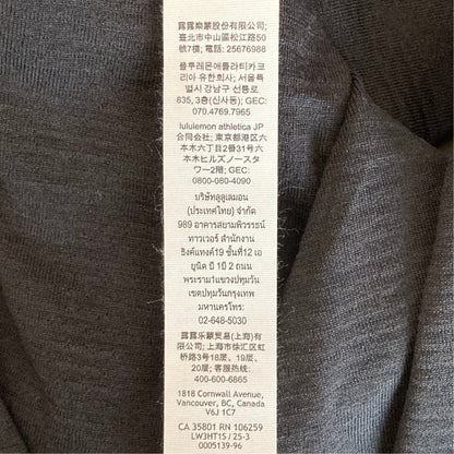 ルルレモン ストレッチTシャツ