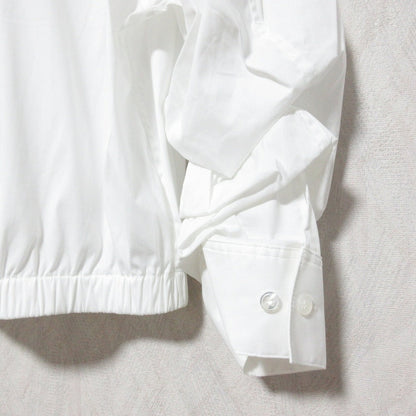 セオリー COTTON SHIRTING FIXED SLV CRP SH コットンクロップドシャツ
