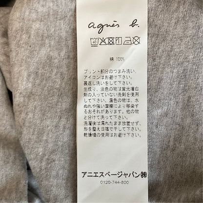アニエスベー コットンプリントTシャツ