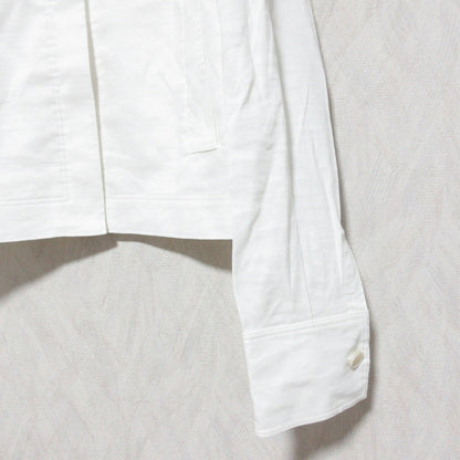 セオリー GOOD CRUNCH W CL CROP SHIRT JK リネンジャケット