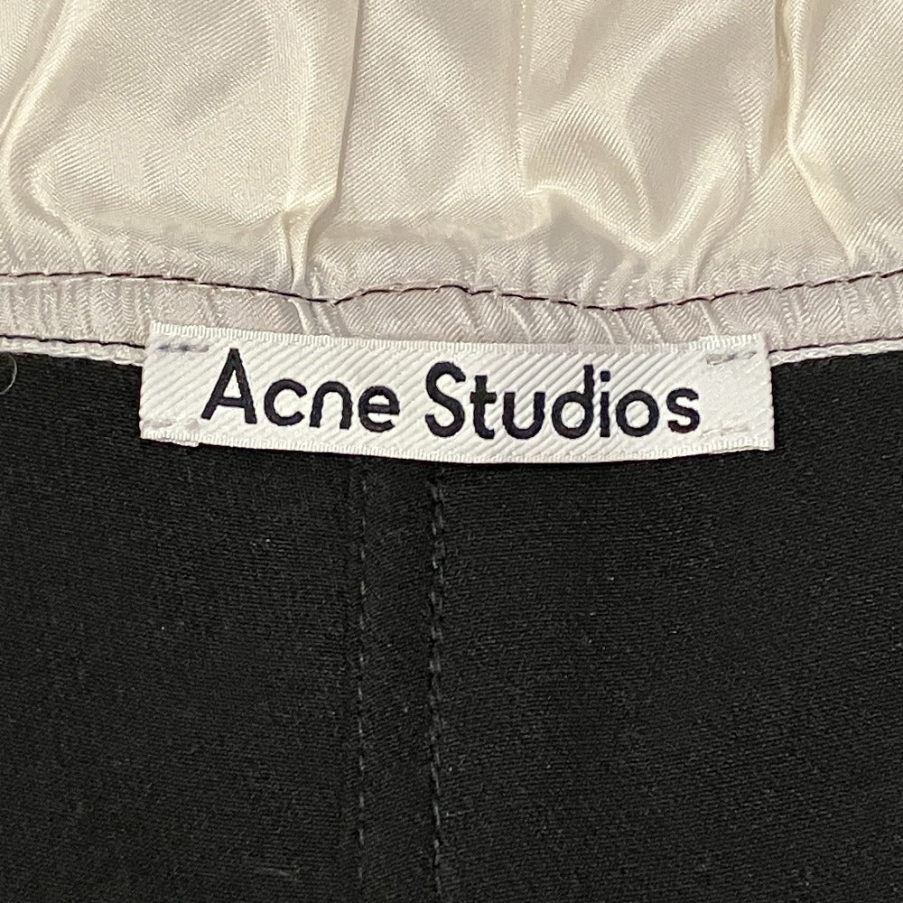 アクネストゥディオズ Satin Contrast ワイドパンツ