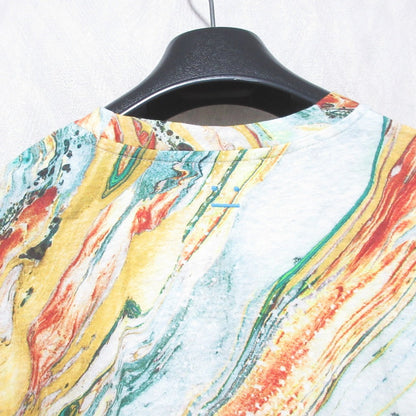 アクネストゥディオズ マーブルプリント コットンTシャツ