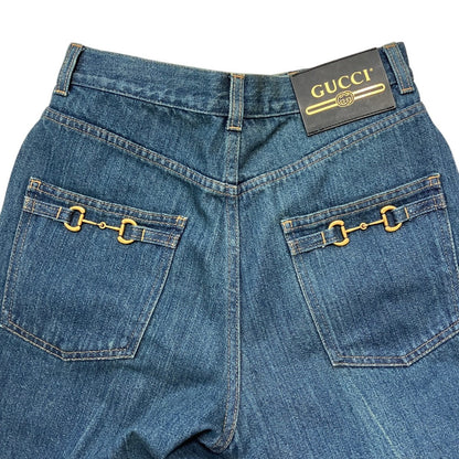 グッチ デニムストレートパンツ