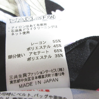 レオナールファッション フラワープリントストレッチブラウス