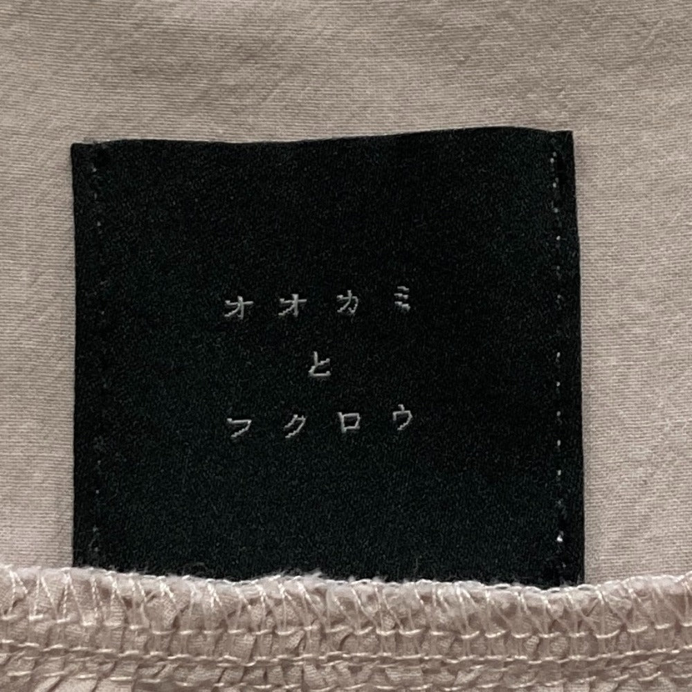 オオカミとフクロウ コットンロングスリーブシャツ