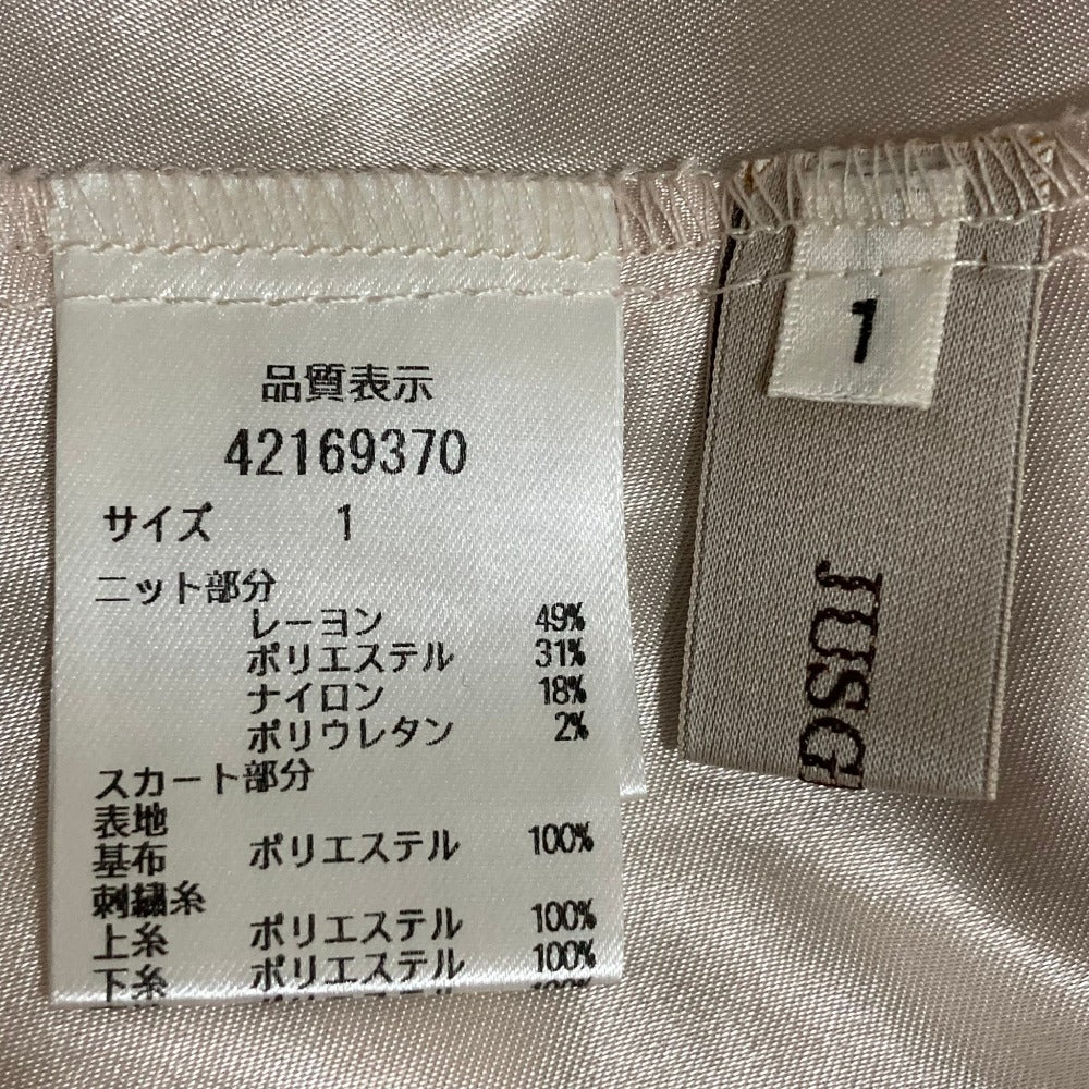 ジャスグリッティー エアリー刺繍ドッキングワンピース